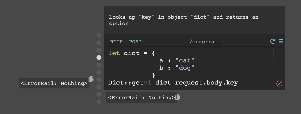 Railway oriented programming