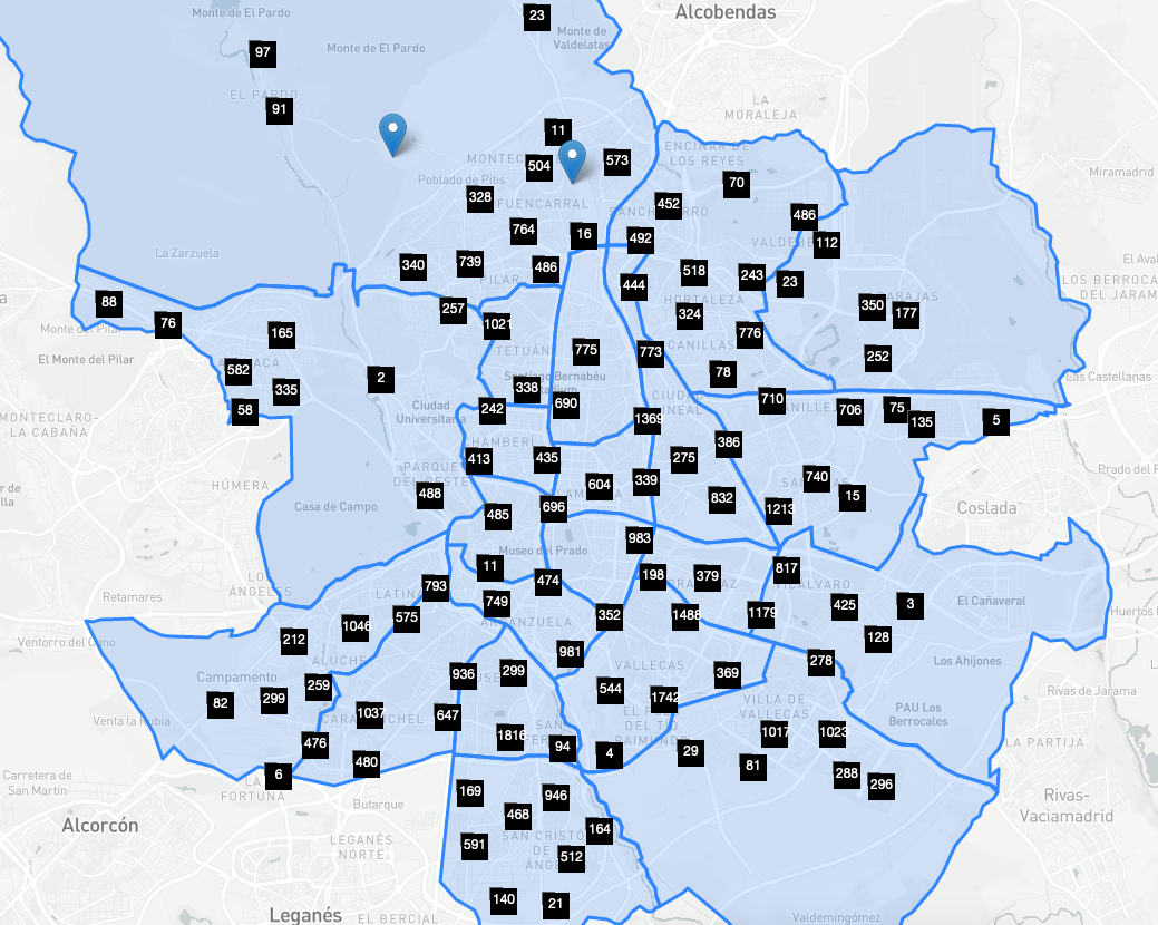 madrid district trees